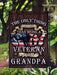 The only thing i love more than being a veteran is being a grandpa, Air force 1, Garden Flag All Over Printed - GIFTCUSTOM