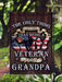 The Only Thing I Love More Than Being A Veteran Is Being A Grandpa USMarines 1, Garden Flag All Over Printed - GIFTCUSTOM