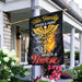 This Family Loves A Hero Who Is A Nurse Flag | Garden Flag | Double Sided House Flag - GIFTCUSTOM