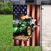 Tractor Farmer American Flag | Garden Flag | Double Sided House Flag - GIFTCUSTOM