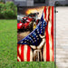 Tractor Farmer American Flag | Garden Flag | Double Sided House Flag - GIFTCUSTOM