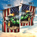 Tractor Farmer American Flag | Garden Flag | Double Sided House Flag - GIFTCUSTOM