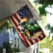 Tractor Farmer American Flag | Garden Flag | Double Sided House Flag - GIFTCUSTOM