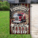 Truck Driver Trucker American US Flag | Garden Flag | Double Sided House Flag - GIFTCUSTOM