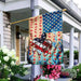 Turtle American Flag Flag | Garden Flag | Double Sided House Flag - GIFTCUSTOM