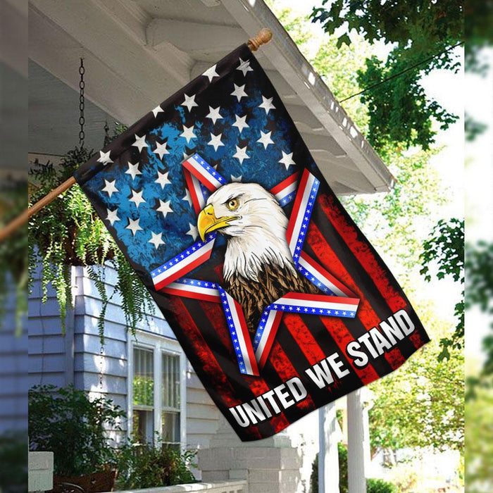 United We Stand Flag | Garden Flag | Double Sided House Flag - GIFTCUSTOM