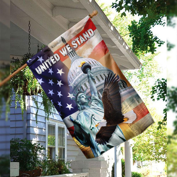 United We Stand Flag | Garden Flag | Double Sided House Flag - GIFTCUSTOM