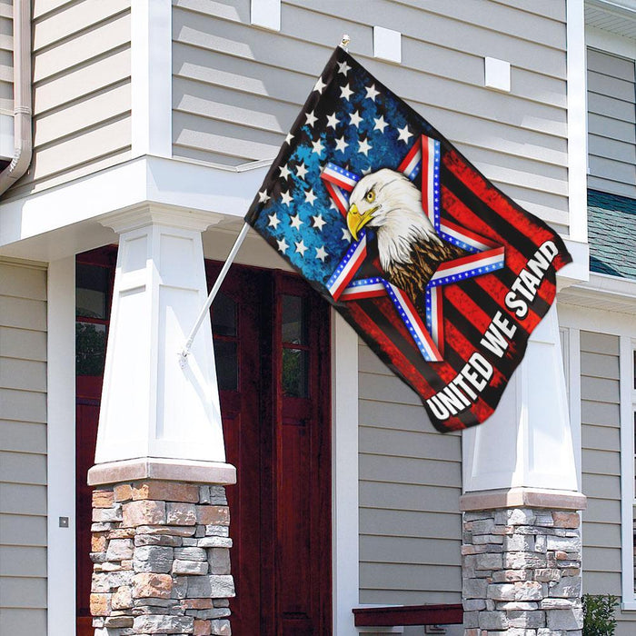 United We Stand Flag | Garden Flag | Double Sided House Flag - GIFTCUSTOM