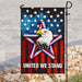 United We Stand Flag | Garden Flag | Double Sided House Flag - GIFTCUSTOM