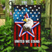 United We Stand Flag | Garden Flag | Double Sided House Flag - GIFTCUSTOM