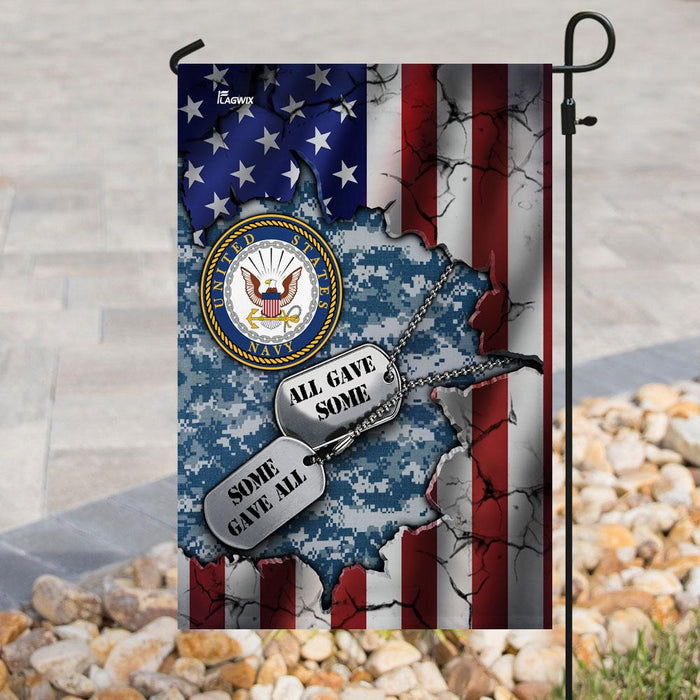 U.S. Navy American Flag | Garden Flag | Double Sided House Flag - GIFTCUSTOM