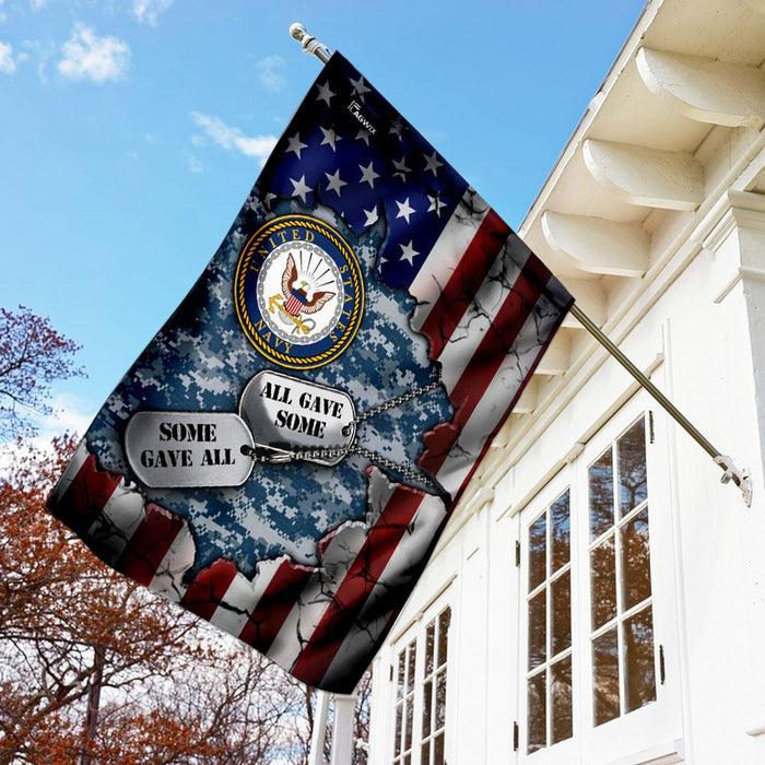 U.S. Navy American Flag | Garden Flag | Double Sided House Flag - GIFTCUSTOM