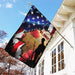 Veteran Remembrance Poppy Lest We Forget Flag | Garden Flag | Double Sided House Flag - GIFTCUSTOM