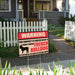 Warning This Property Is Protected By French Bulldog Yard Sign (24 x 18 inches) - GIFTCUSTOM