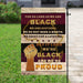 We Are Historic Black Proud Flag | Garden Flag | Double Sided House Flag - GIFTCUSTOM