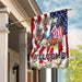 Welcome American Flag | Garden Flag | Double Sided House Flag - GIFTCUSTOM