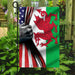 Welsh American Flag | Garden Flag | Double Sided House Flag - GIFTCUSTOM