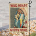 Wild Heart Gypsy Soul Flag | Garden Flag | Double Sided House Flag - GIFTCUSTOM