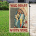 Wild Heart Gypsy Soul Flag | Garden Flag | Double Sided House Flag - GIFTCUSTOM