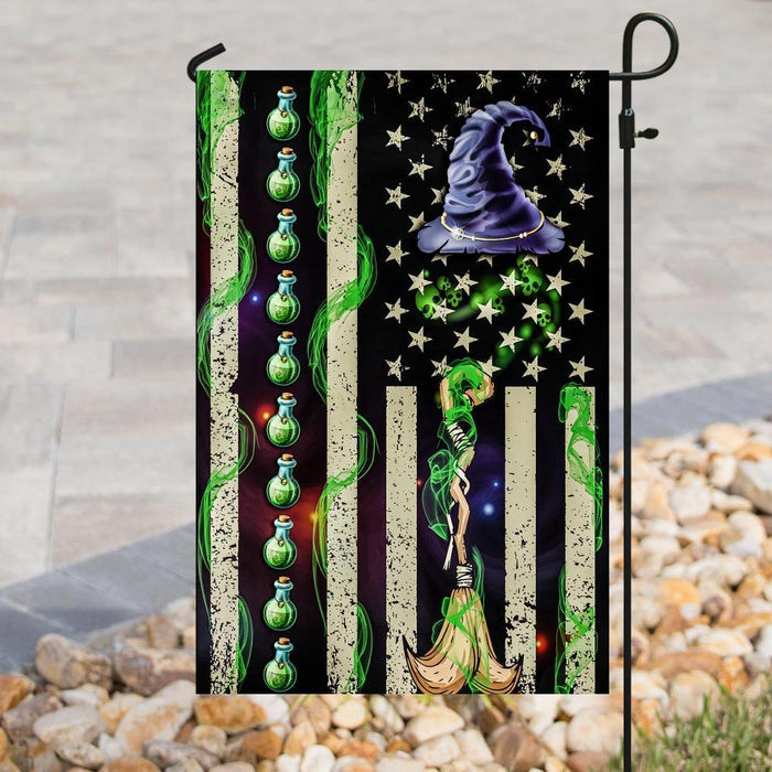 Witch Flag | Garden Flag | Double Sided House Flag - GIFTCUSTOM