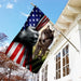 Wolf American Flag | Garden Flag | Double Sided House Flag - GIFTCUSTOM