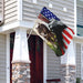 Wolf American Flag | Garden Flag | Double Sided House Flag - GIFTCUSTOM