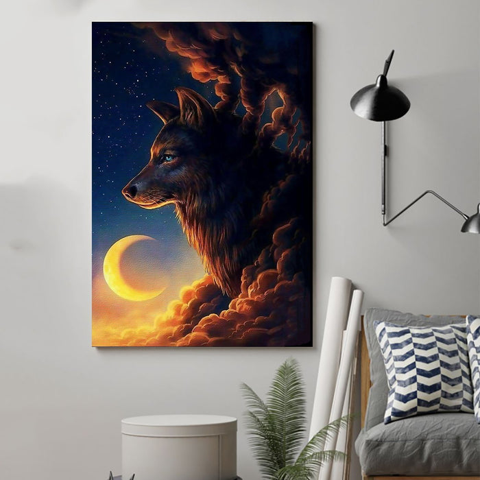 Wolf Canvas and Poster wall decor visual art - GIFTCUSTOM