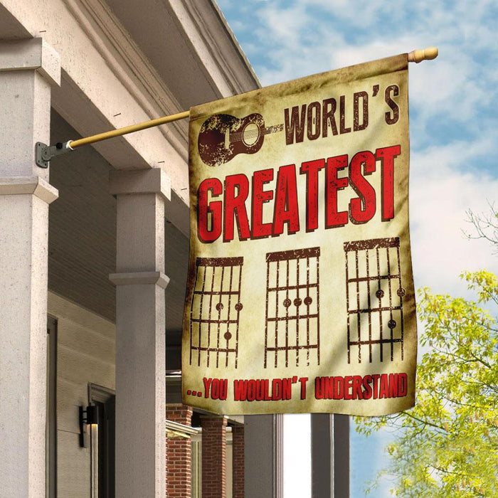 World’s Greatest You Wouldn’t Understand Flag | Garden Flag | Double Sided House Flag - GIFTCUSTOM