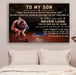 Wrestling Canvas and Poster ��� Mom to son ��� never lose vs3 wall decor visual art - GIFTCUSTOM