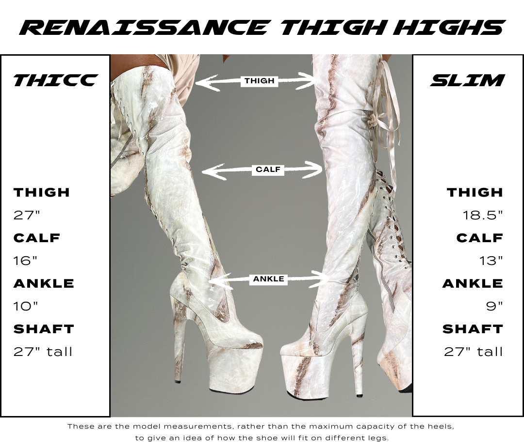 RENAISSANCE THIGH HIGH MEASUREMENTS