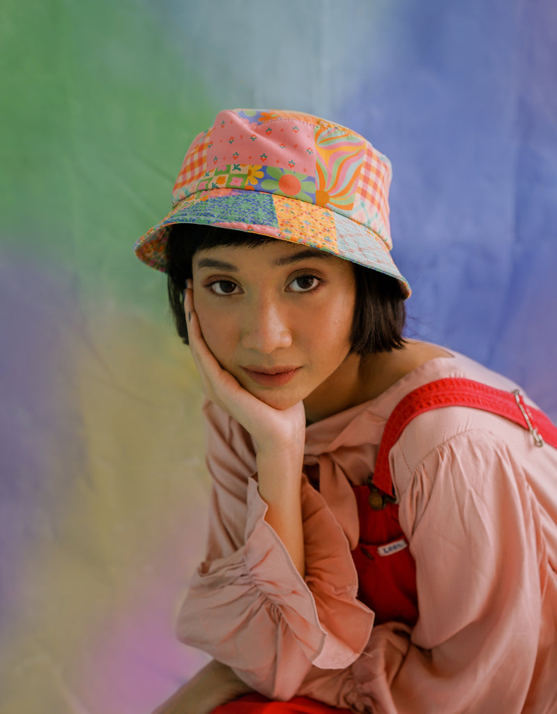 Flower Bricks - Bucket Hat – SmittenbyPattern