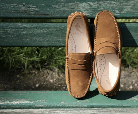 Chaussures à double boucle en cuir pour homme – Ypsons