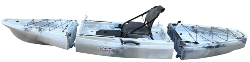 BKC MPK8 Modular Pedal Kayak Paddle & Seat Included - Grey Camo