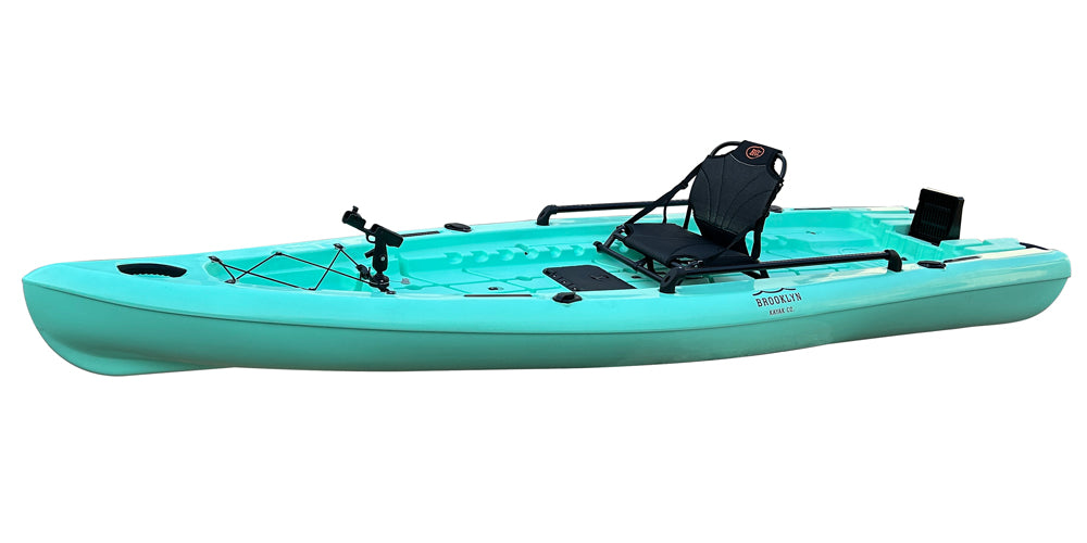 BKC Brooklyn 13.0 Single Skiff Hybrid Kayak Teal