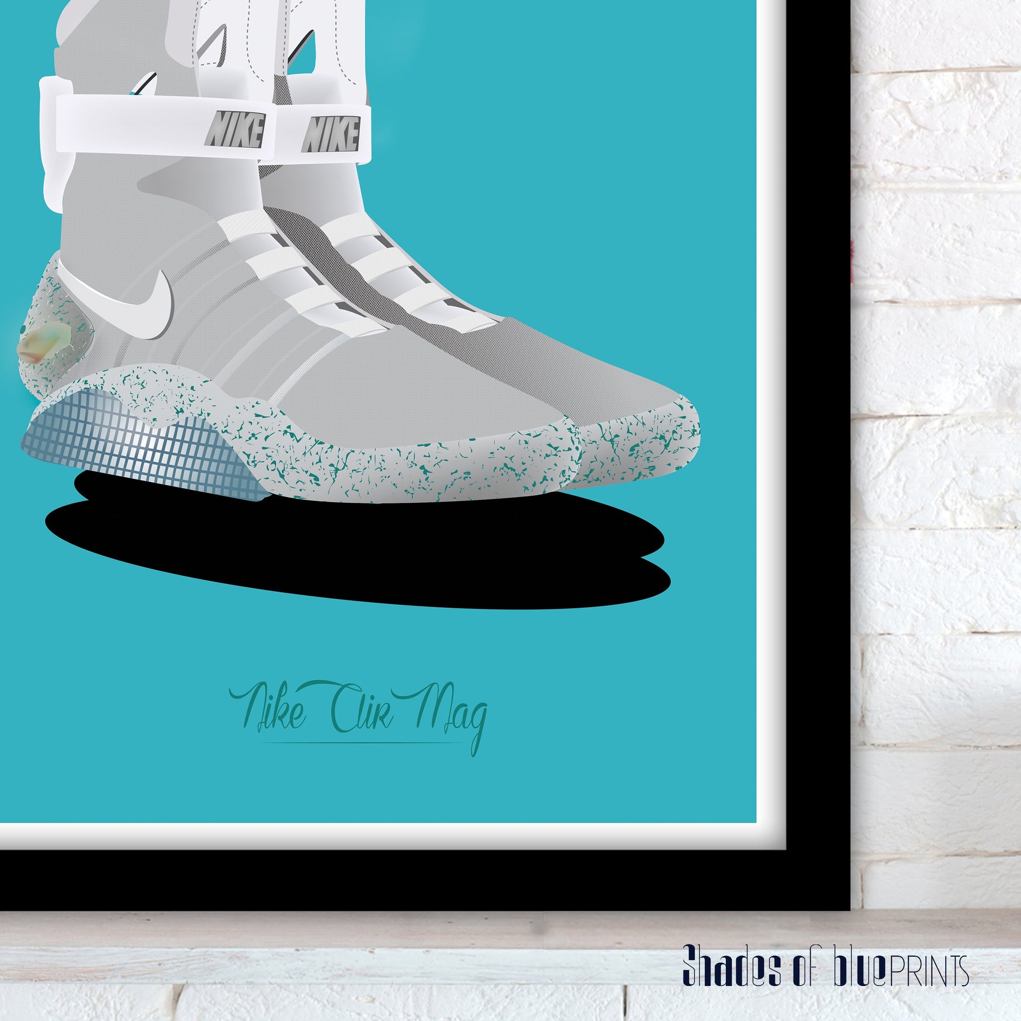 Acurrucarse Dempsey Banzai Back To The Futur (II) poster - The Nike Air Mag - Robert Zemeckis - 1 –  shadesofblueprints