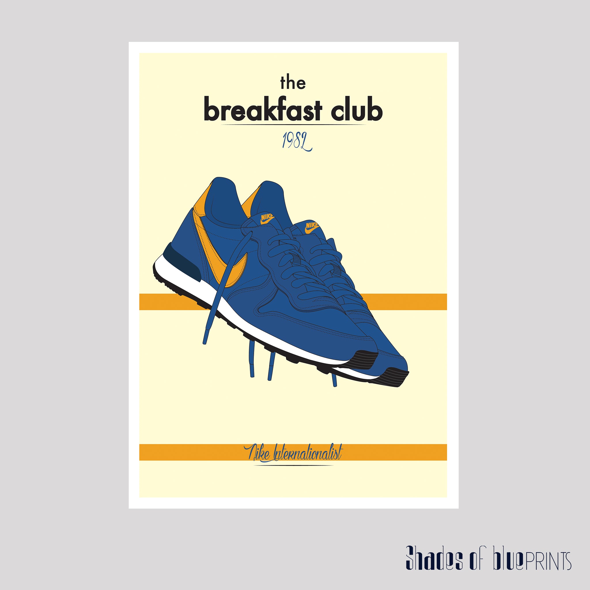 Breakfast Club" movie Giclée / Nike Internationalist - Gicl shadesofblueprints