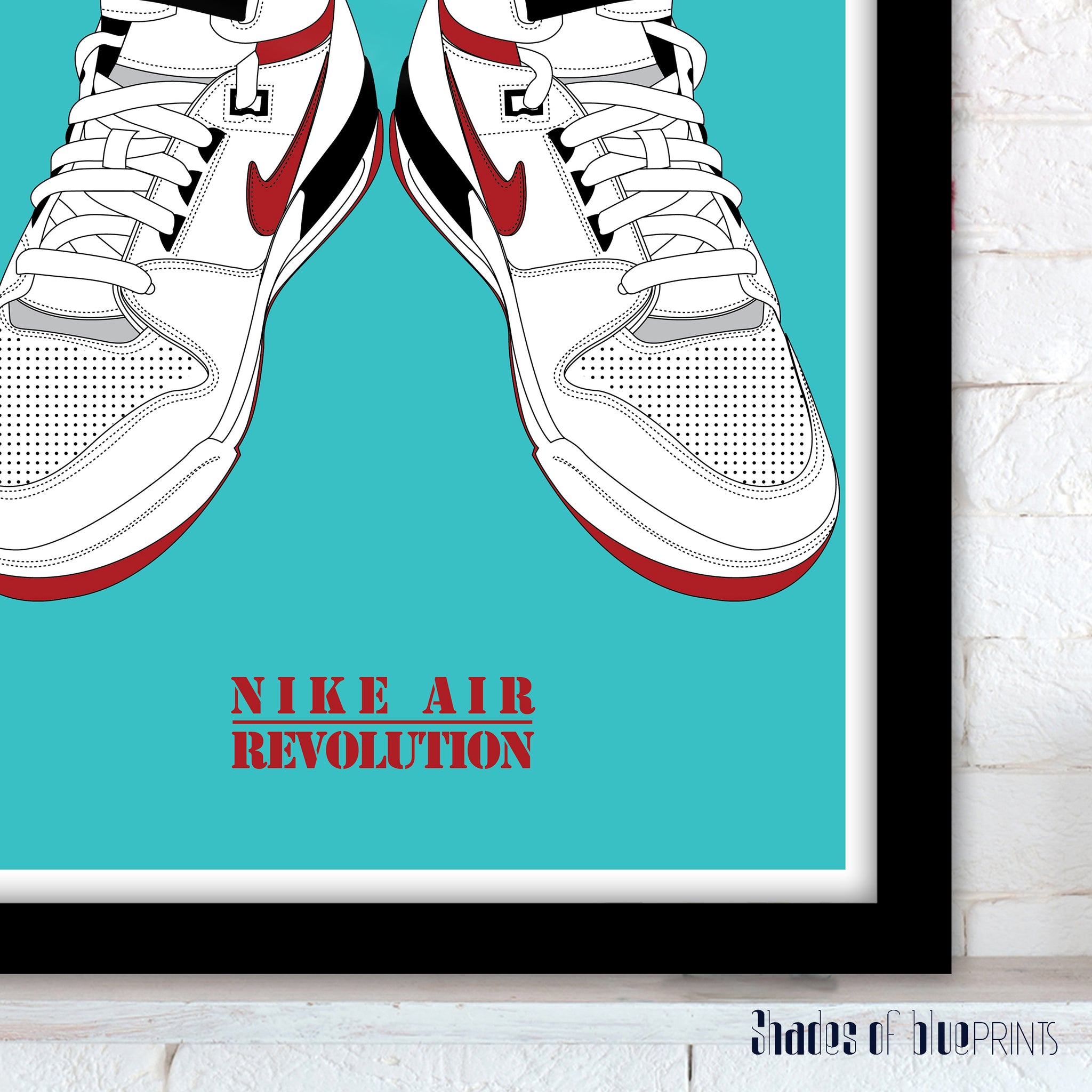 Do the / Nike Air Revolution - print - Spike Lee – shadesofblueprints