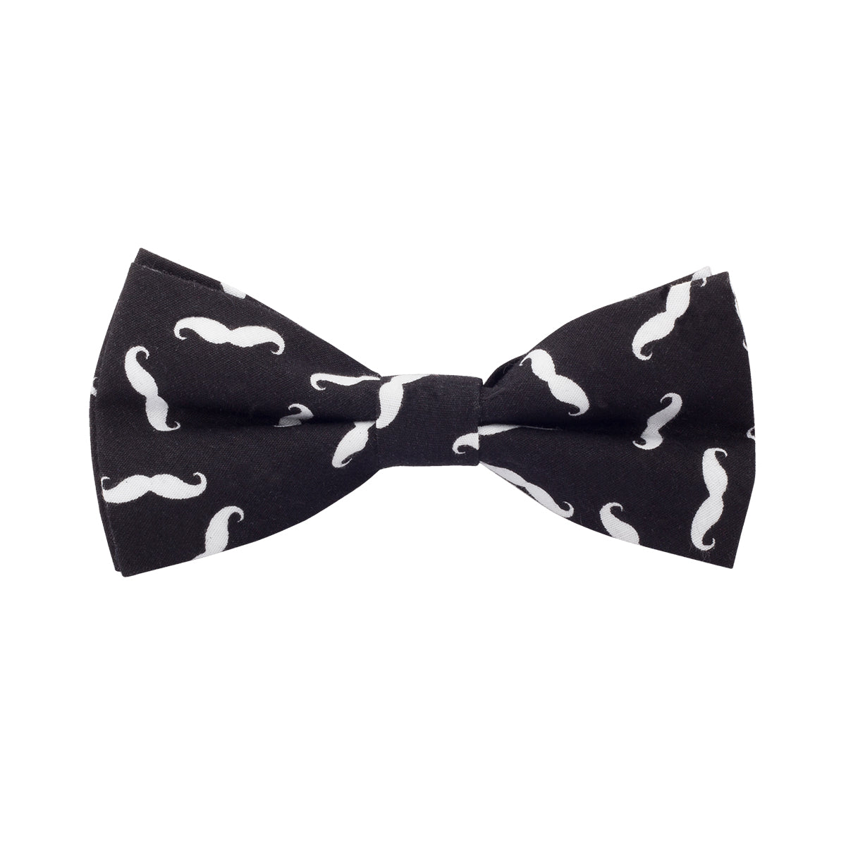 How women love a man in a moustache! So we brought you many. Featuring the ever-famous motif on a pure black base, this bow tie is a funky & unconventional addition to your outfit. 