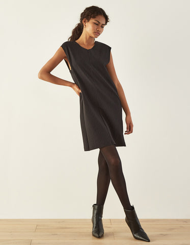 Little Black Dress from Aday in Pinstripe