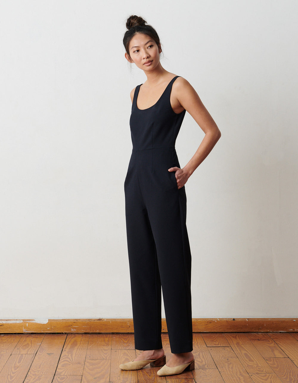 Power Belted Jumpsuit