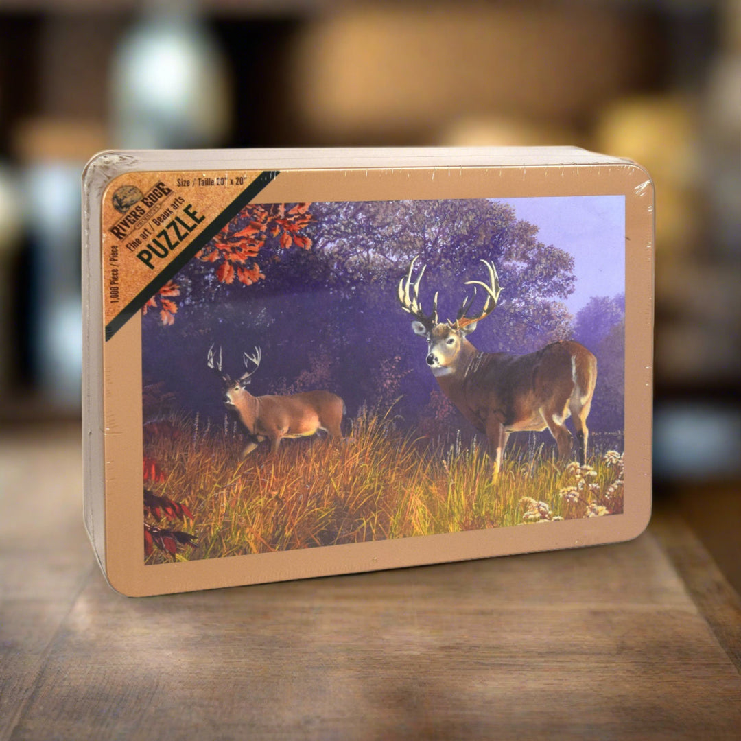 Playing Cards and Dice in Tin - Mossy Oak Deer – Rivers Edge Products