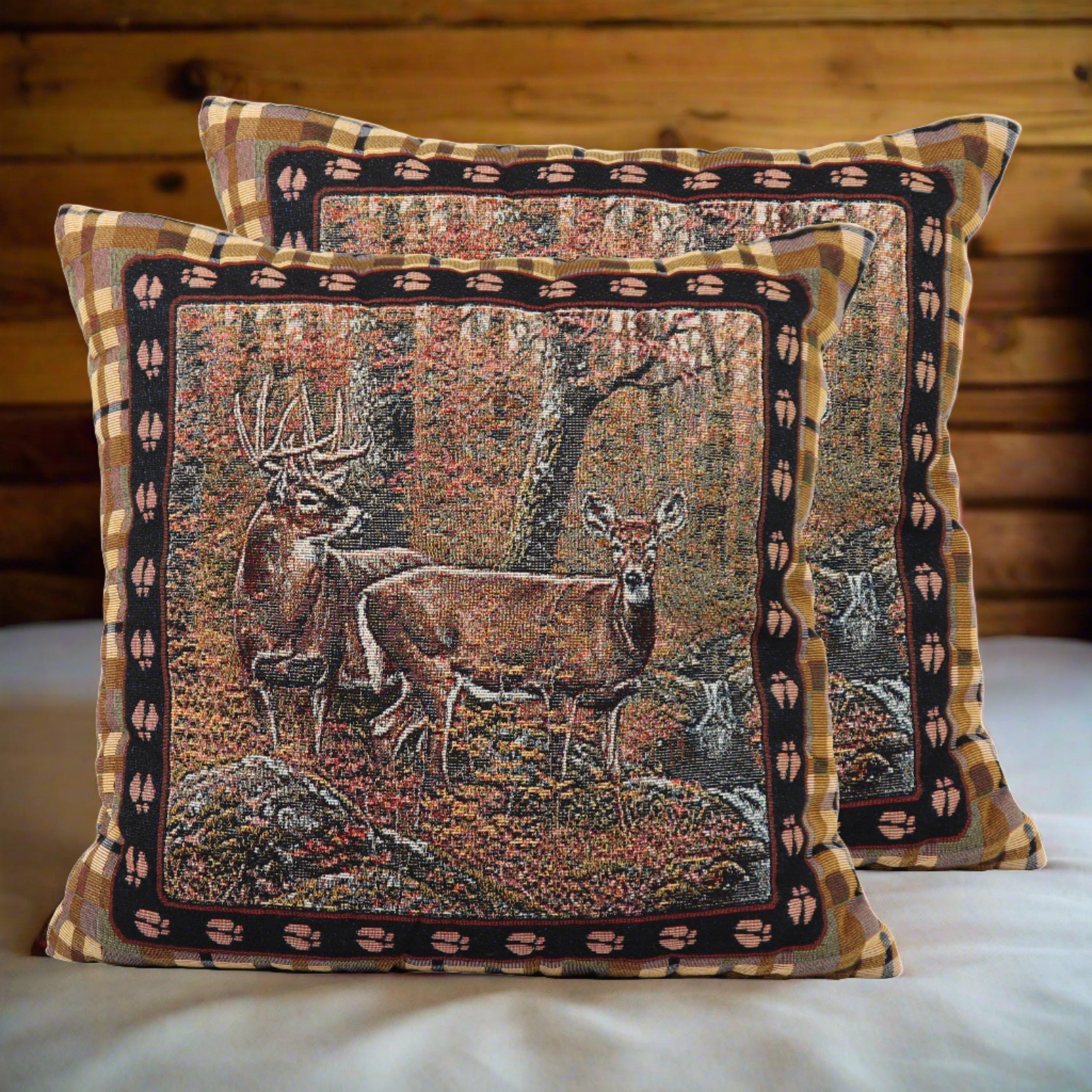 deer throw pillow