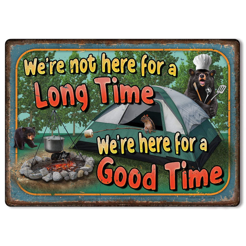 Metal Tin Signs Funny Vintage Personalized 12 Inch X 17 Inch Good Time 8955