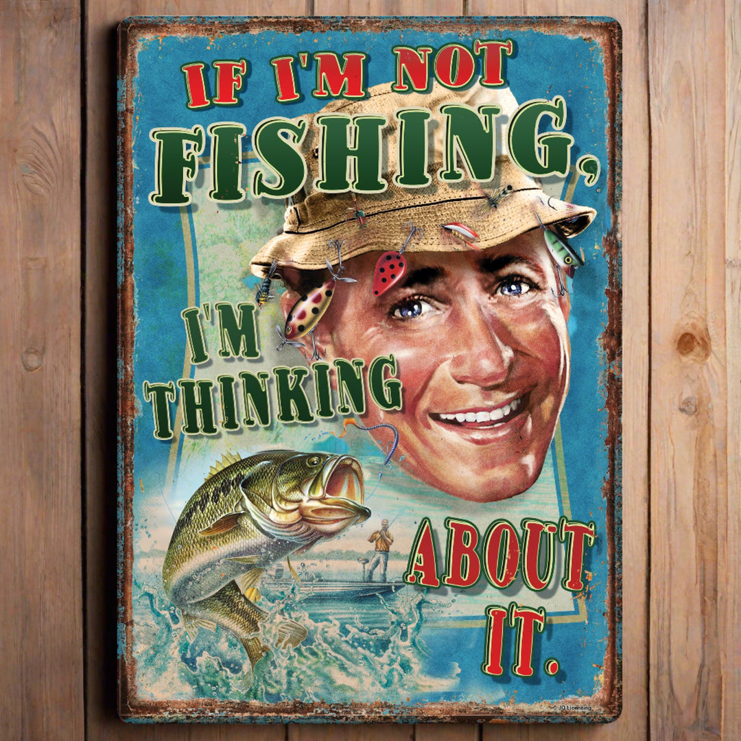 teer Retro Vintage Funny Fishing Signs for Man Cave,giftss for fishermen  uniquee fisherman gifts Metal Signs for Garage,Vintage Signs For  Poster,21st 30th 40th 50th 60th Father's day Gifts for Dad One Size 