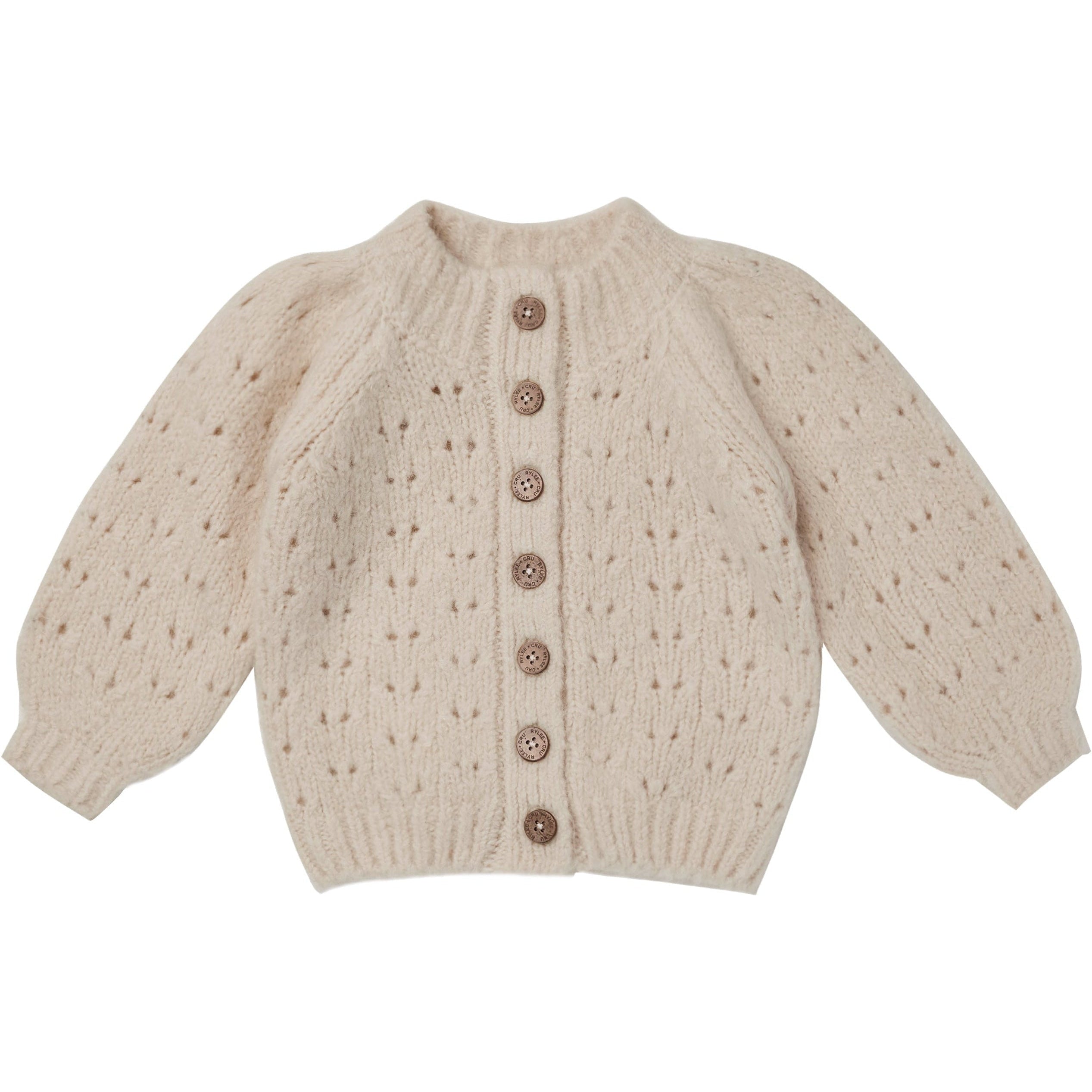 Rylee & Cru Bobble Cardigan - Washed Indigo – Baby Go Round, Inc.