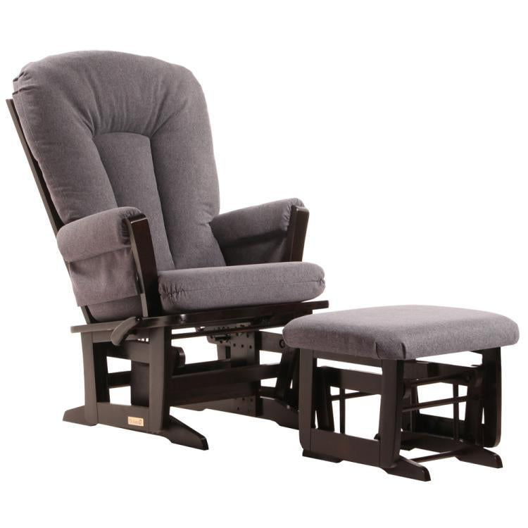 multiposition glider and ottoman