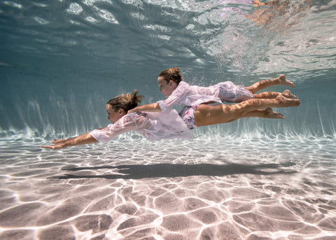 Underwater Portrait - mother and son | Liz Harlin