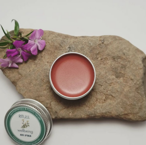 Ritual Wellbeing rose lip balm