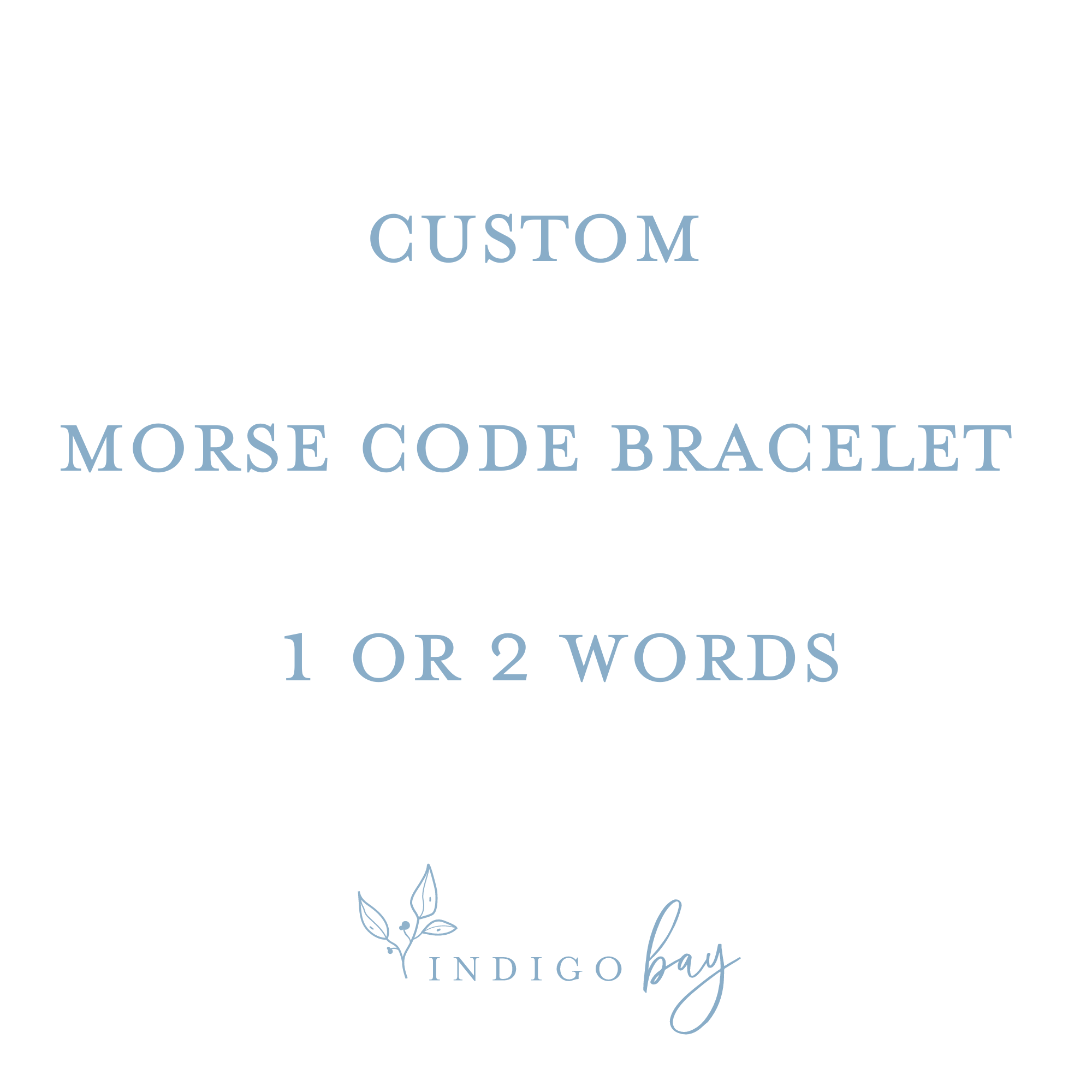 Make Your Own Morse Code Bracelet Kit
