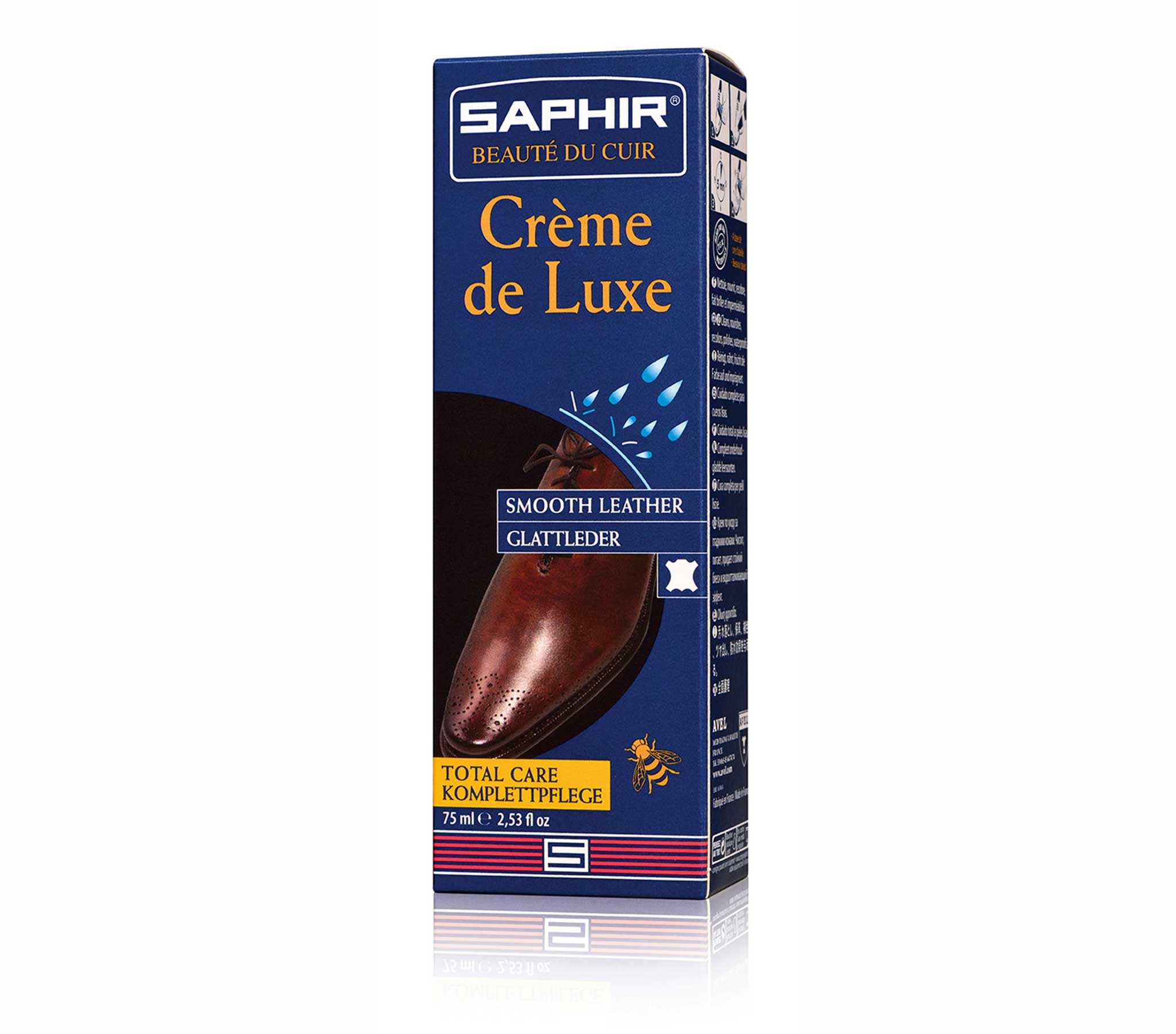 Saphir Pate de Luxe Wax 100ml - Light Brown #03